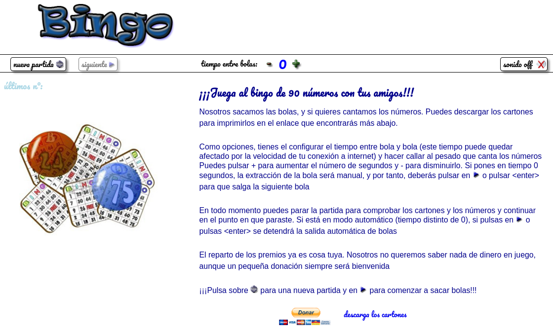 Bingo manjarrés